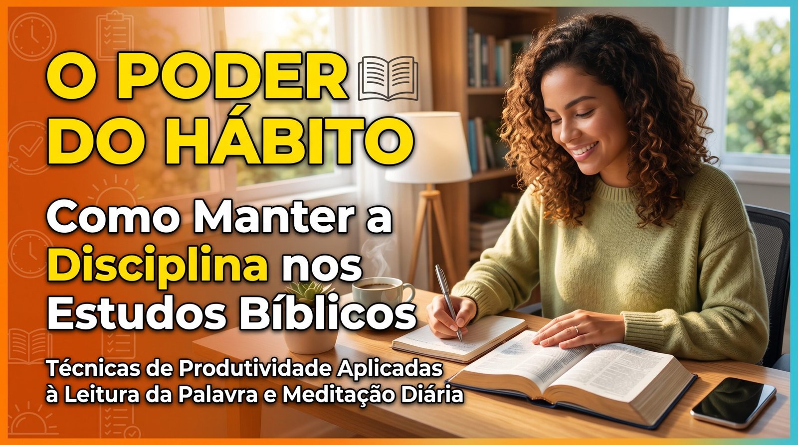 A força do hábito: Como manter a disciplina nos estudos bíblicos