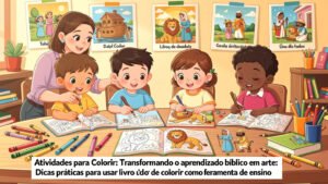 Atividades para Colorir: Transformando o aprendizado bíblico em arte